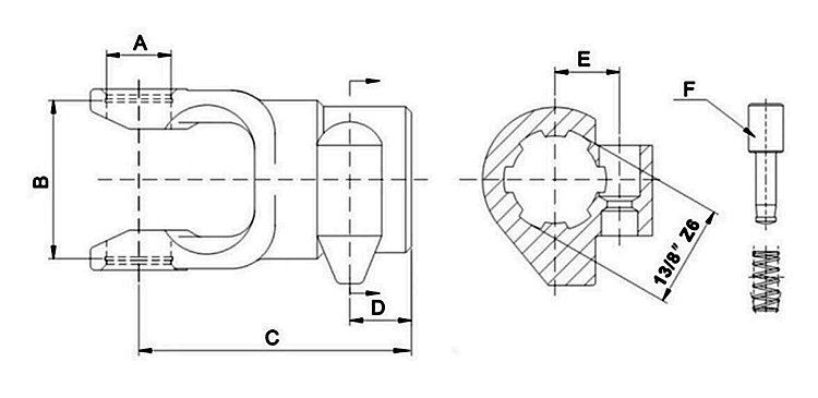 PTO shaft spline yoke push pin 01.jpg