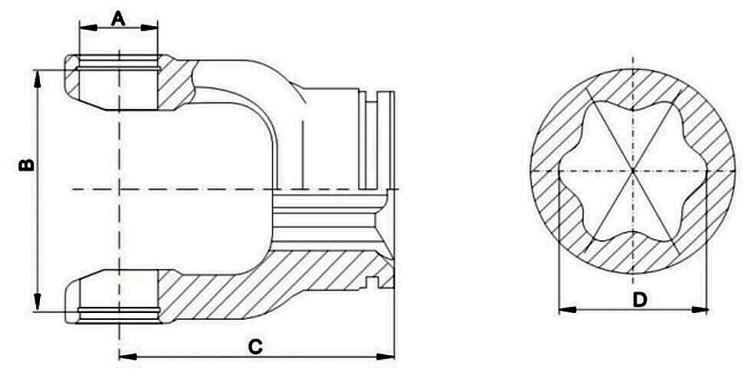 PTO shaft star yoke.jpg
