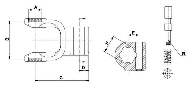 PTO shaft spline yoke push pin 07.jpg